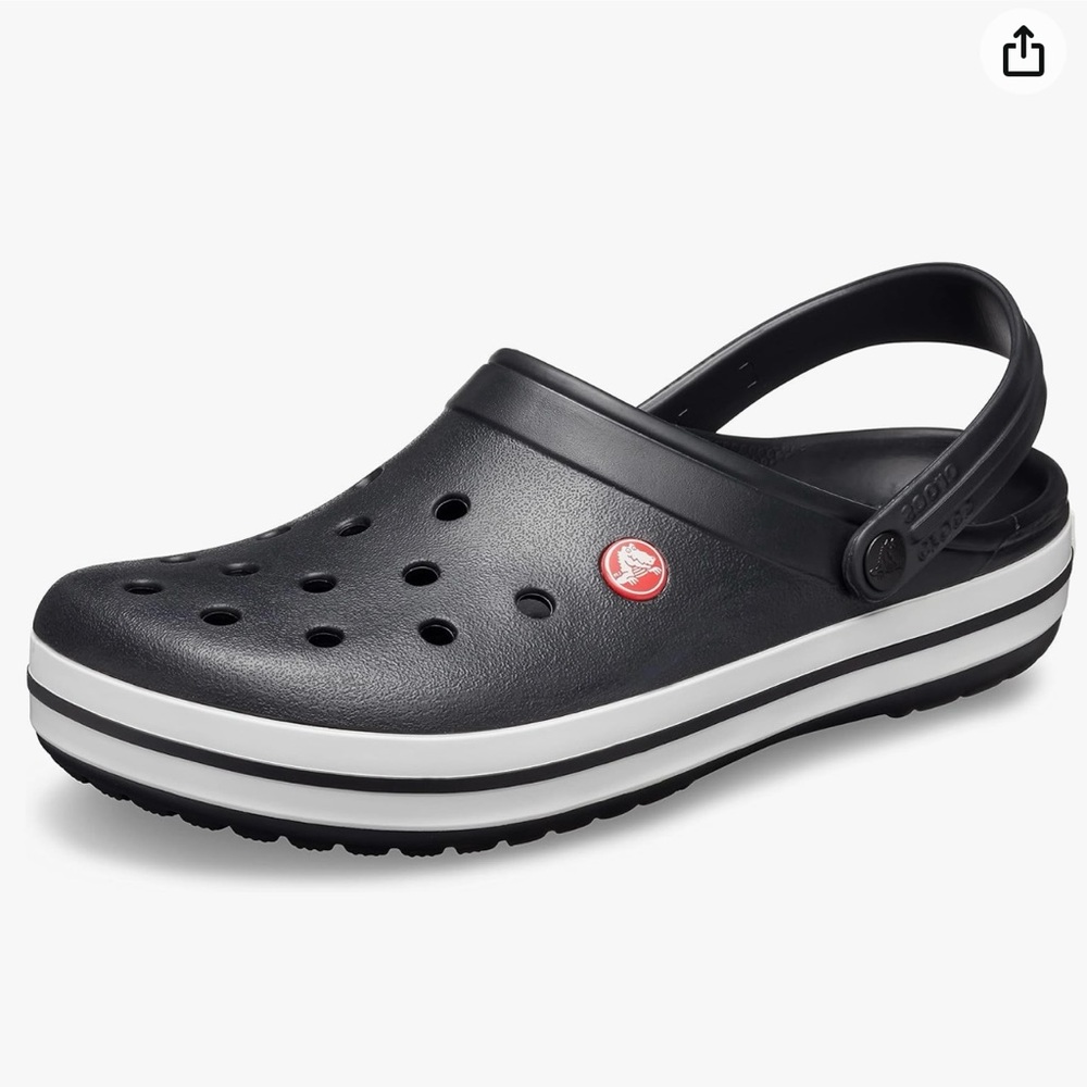 Crocs Crocband Unisex black/white 8 Men’s 10 Women’s